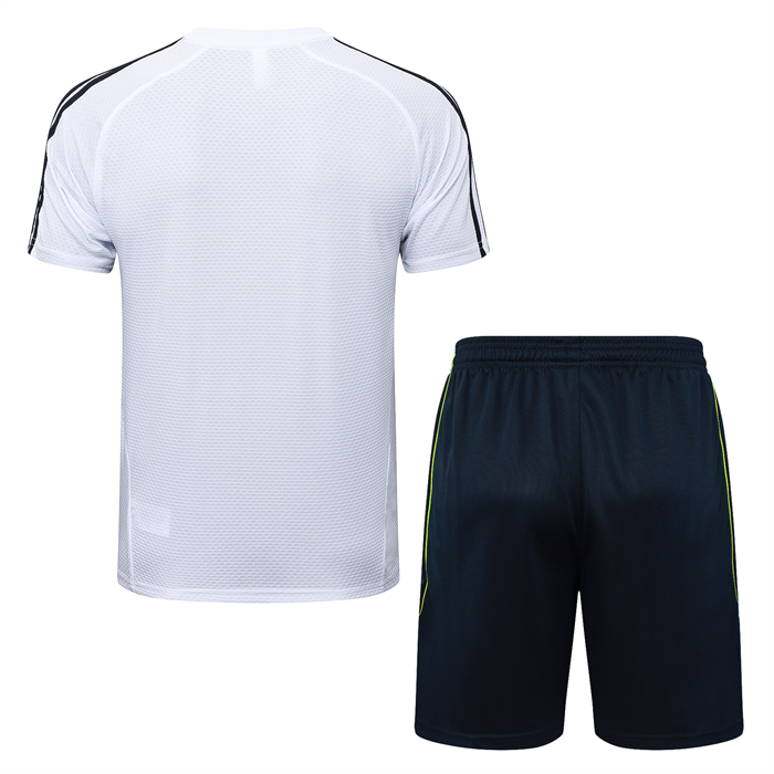 Chandal del Real Madrid Manga Corta 25-26 Blanco - Pantalon Corto